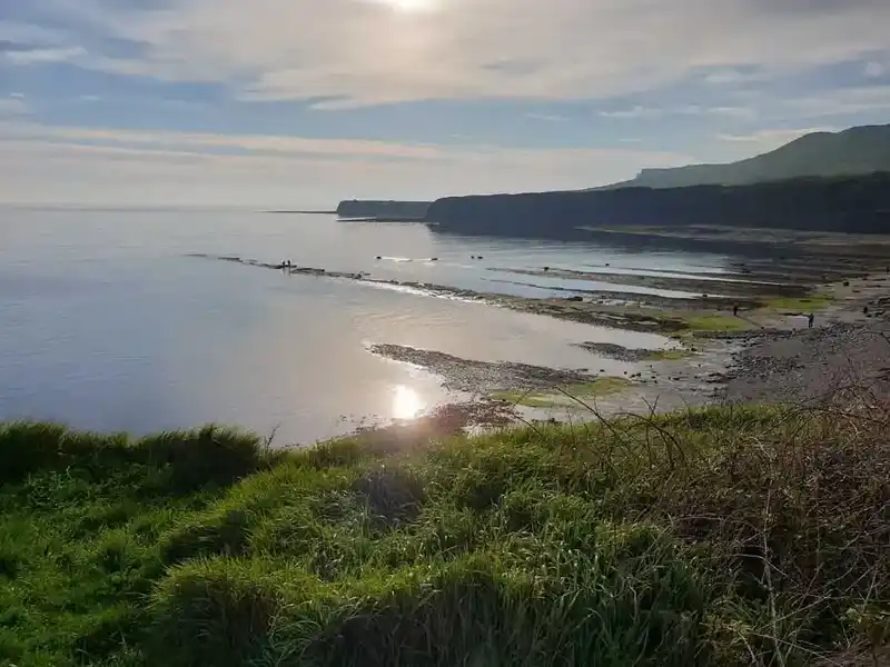 View across Kimmeridge Bay